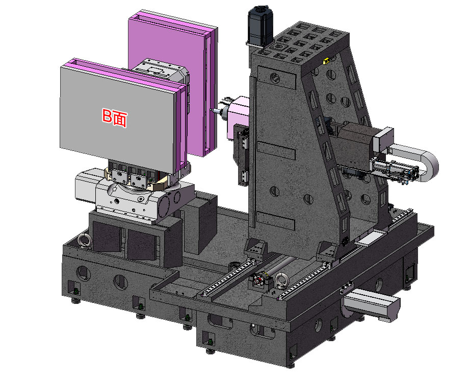 普拉迪數(shù)控機床/銑床5G通信箱體工件臥式加工中心PWA-CNC1150